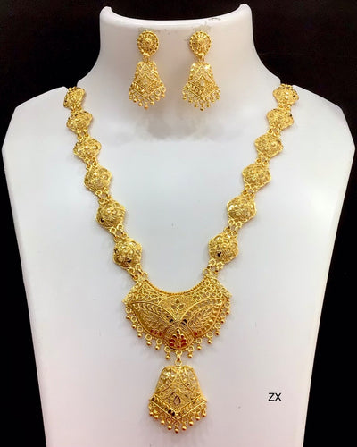 Parure de bijou plaqué or 2 pièces Modèle Sia