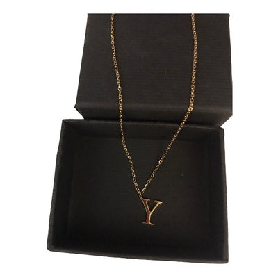 Collier pendentif Lettre Initiale
