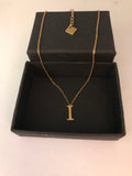Collier pendentif Lettre Initiale