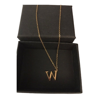 Collier pendentif Lettre Initiale