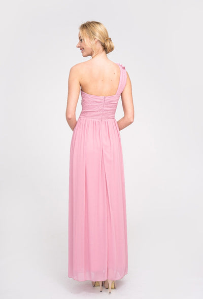 Robe de soirée asymétrique